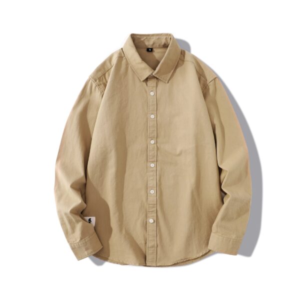 OEM ODM Service Custom Logo Casual Cotton Men Long Sleeve Shirt GZHK-3088