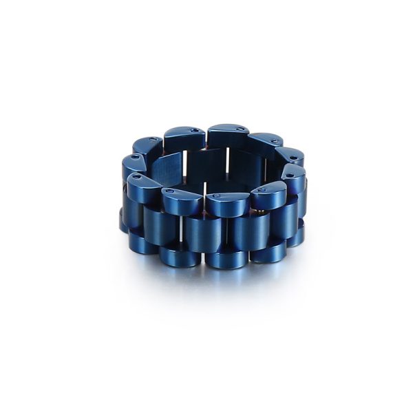 Titanium Steel Jewelry Rings Men Designer Punk Stainless Steel Rings for Men KR86689-KFC - Image 4