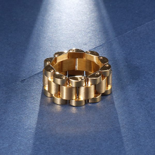 Titanium Steel Jewelry Rings Men Designer Punk Stainless Steel Rings for Men KR86689-KFC - Image 10