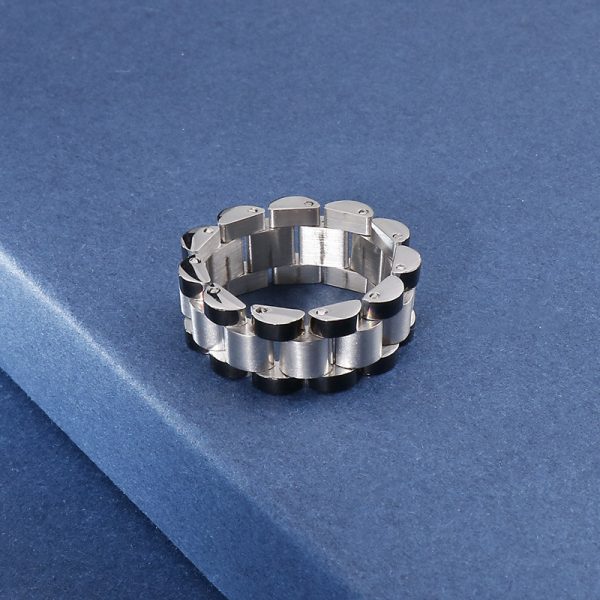 Titanium Steel Jewelry Rings Men Designer Punk Stainless Steel Rings for Men KR86689-KFC - Image 9