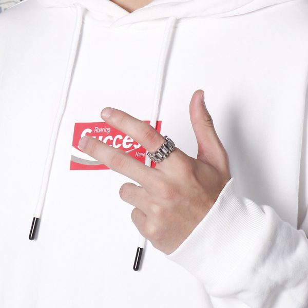 Titanium Steel Jewelry Rings Men Designer Punk Stainless Steel Rings for Men KR86689-KFC - Image 12