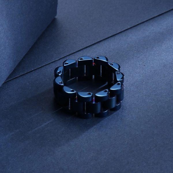 Titanium Steel Jewelry Rings Men Designer Punk Stainless Steel Rings for Men KR86689-KFC - Image 7