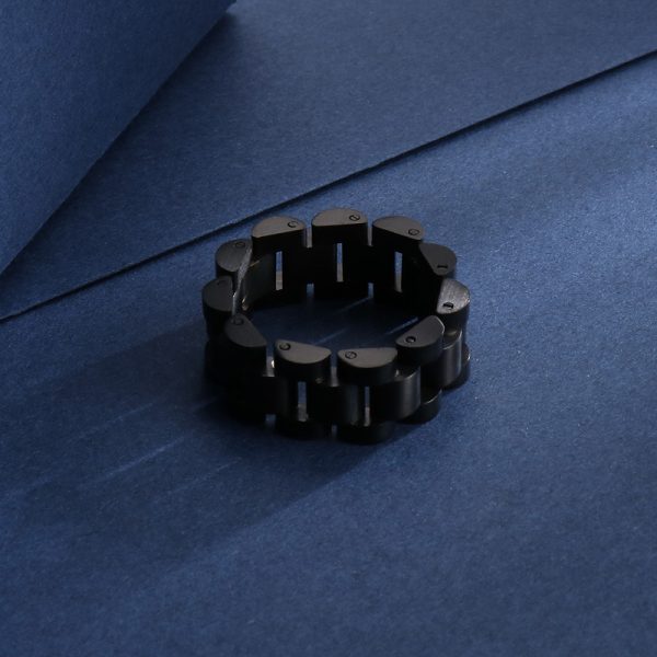 Titanium Steel Jewelry Rings Men Designer Punk Stainless Steel Rings for Men KR86689-KFC - Image 6