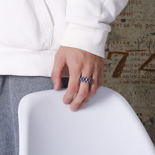 Titanium Steel Jewelry Rings Men Designer Punk Stainless Steel Rings for Men KR86689-KFC - Image 11
