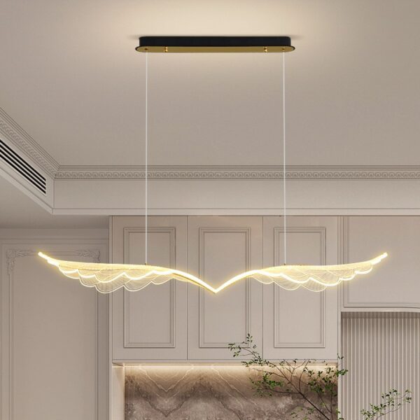 Light luxury dining room chandelier