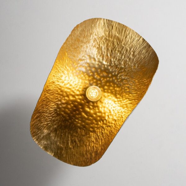 Nordic Lotus Leaf Inspired Gold Copper Chandelier – Modern Pendant Light - Image 2